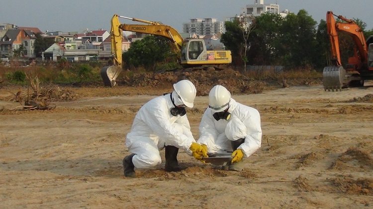 Xử lý triệt để các khu vực bị ô nhiễm chất độc hóa học/dioxin sau chiến tranh. Ảnh minh họa. Ảnh: baochinhphu.vn.